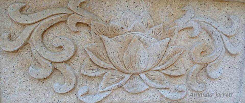 Lotus carving