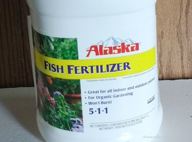 fish fertilizer-nitrogen organic plant food